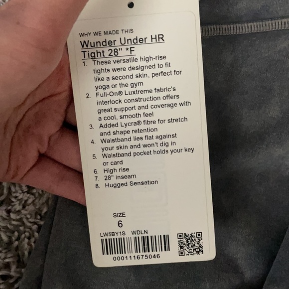 lululemon wunder under 28 length NWT - Picture 2 of 2